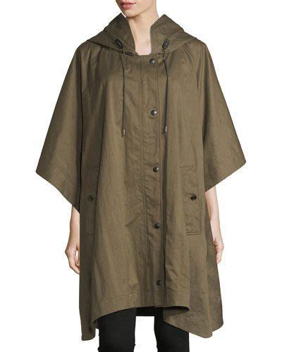 burberry samdale cotton oversized parka w hood